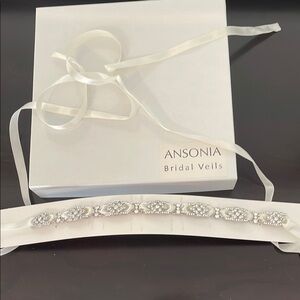 White and Silver Hairband